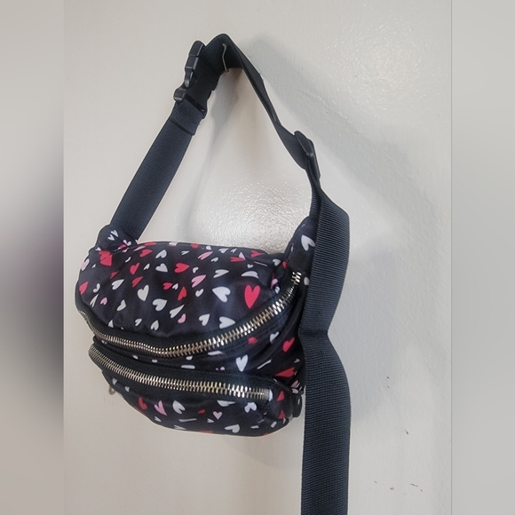 Claire's Nylon Hearts Belt Bag - Picture 4 of 10
